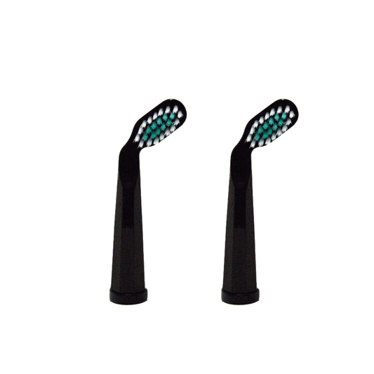Kyoui Replacement Toothbrush Heads PERIO (GUMS MASSAGE) - Black (Pack of 2)
