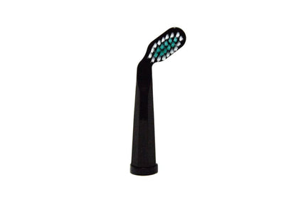 Kyoui Replacement Toothbrush Heads Perio Black+Cleaning White for Kyoui Sonic 3000 (Pack of 2) - Kyoui