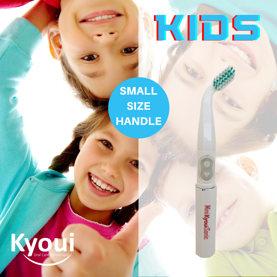 Kyoui Mini Sonic Electric Toothbrush for Kids - White - Kyoui