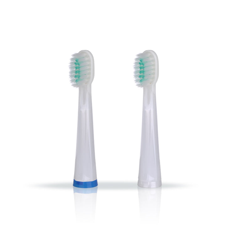 Subscription Kyoui Replacement Toothbrush Heads Straight for Kyoui Sonic 3000 Toothbrush System - White (Pack of 2) - Kyoui